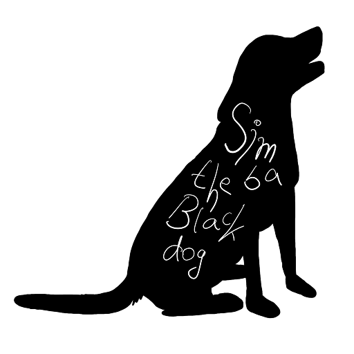 Simba the Black Dog